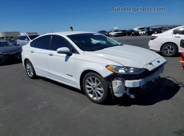 3FA6P0LU5HR314457 2017 FORD FUSION White წინა მარჯვენა