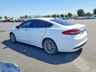 2017 Ford Fusion Se Hybrid White vin: 3FA6P0LU5HR314457