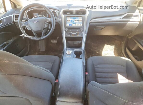 3FA6P0LU5JR265346 2018 FORD FUSION Белый Вид панели приборов