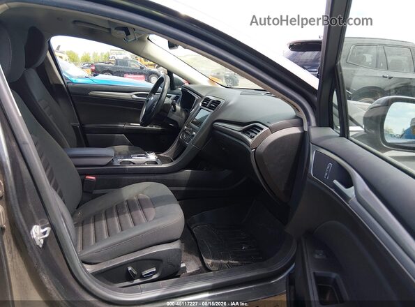 3FA6P0LU5KR165667 2019 FORD FUSION HYBRID Серый Вид салона спереди