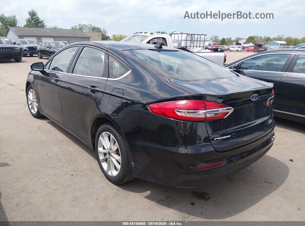 3FA6P0LU5LR156078 2020 FORD FUSION Black Trasero izquierdo