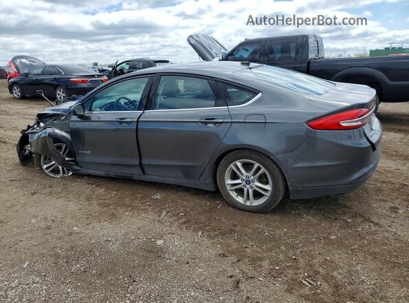 3FA6P0LU6JR165594 2018 FORD FUSION Серый Задняя левая четверть