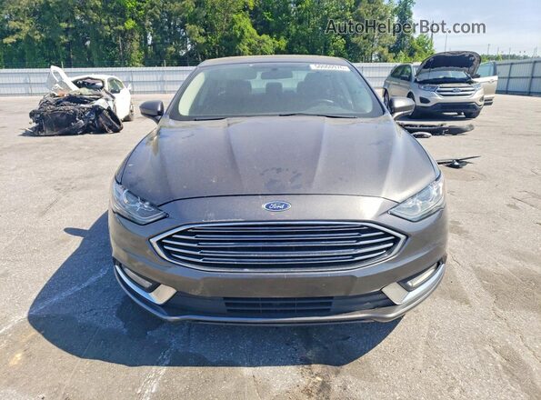 3FA6P0LU7HR391623 2017 FORD FUSION Серый Вид спереди