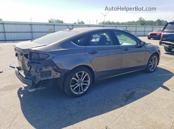 3FA6P0LU7HR391623 2017 FORD FUSION Серый Задняя правая четверть