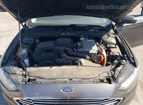 3FA6P0LU7HR391623 2017 FORD FUSION Серый Вид задней части салона
