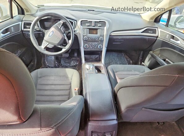 3FA6P0LU7HR400210 2017 FORD FUSION Белый Вид панели приборов