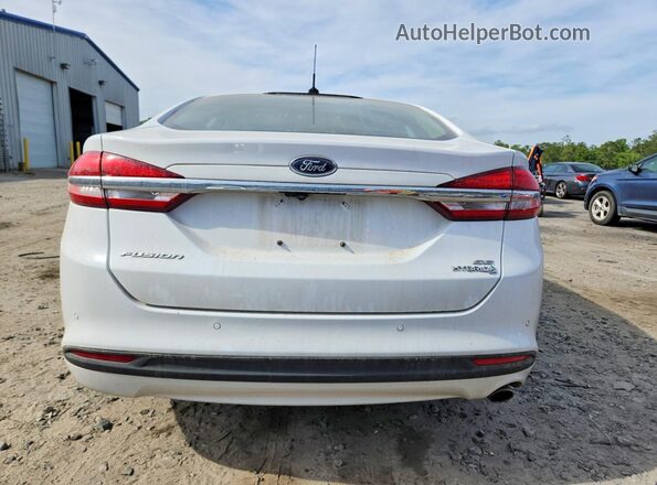 3FA6P0LU7HR400210 2017 FORD FUSION Белый Вид сзади