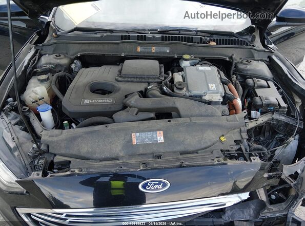 3FA6P0LU7JR131972 2018 FORD FUSION HYBRID Black Հետևի տեսք