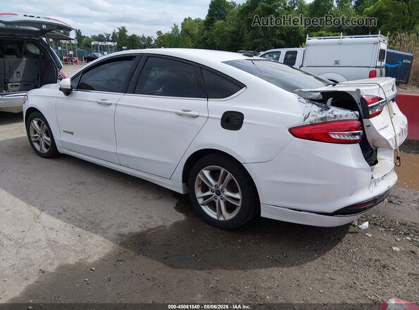 3FA6P0LU7JR169153 2018 FORD FUSION HYBRID Белый Задняя левая четверть