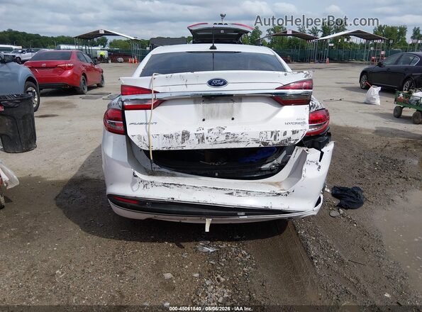 3FA6P0LU7JR169153 2018 FORD FUSION HYBRID Белый 