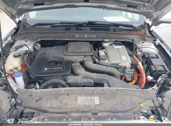 3FA6P0LU7KR190831 2019 FORD FUSION HYBRID Silver Հետևի տեսք