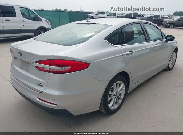 3FA6P0LU7KR190831 2019 FORD FUSION HYBRID Silver Հետևի աջ