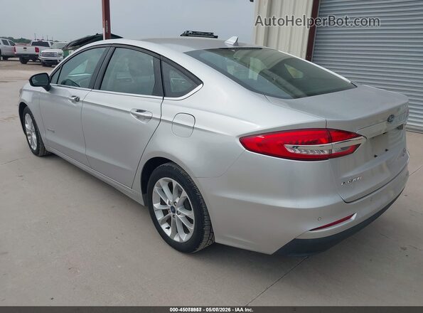 3FA6P0LU7KR190831 2019 FORD FUSION HYBRID Silver Հետևի ձախ