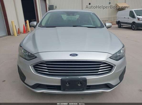 3FA6P0LU7KR190831 2019 FORD FUSION HYBRID Silver Սալոնի 360 աստիճան տեսք