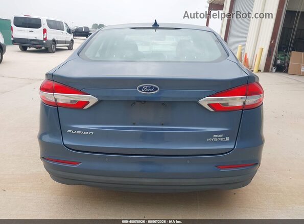 3FA6P0LU7KR190845 2019 FORD FUSION HYBRID Blue 