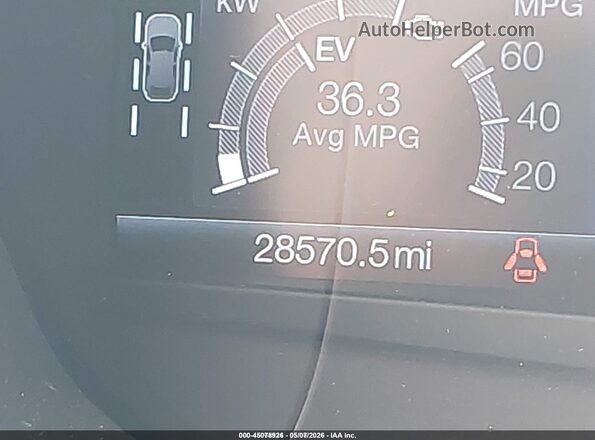 3FA6P0LU7KR190845 2019 FORD FUSION HYBRID Blue 