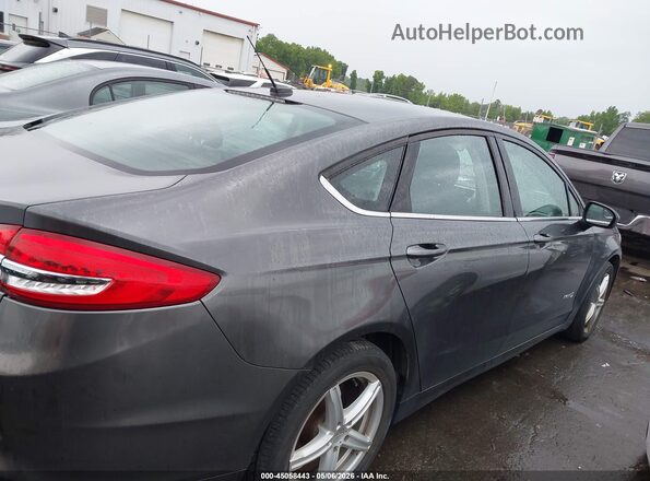 3FA6P0LU8HR325548 2017 FORD FUSION HYBRID Серый Вид задней части салона