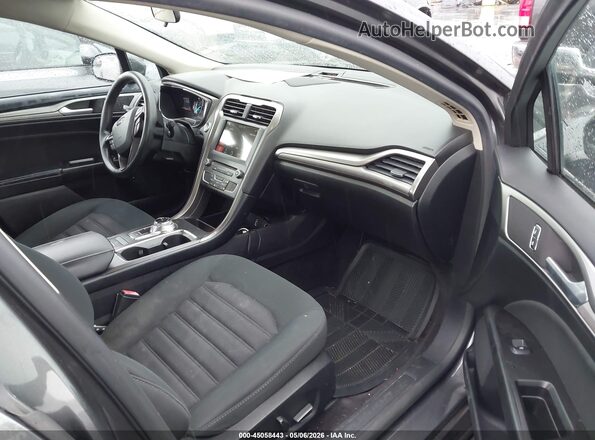 3FA6P0LU8HR325548 2017 FORD FUSION HYBRID Серый Вид салона спереди