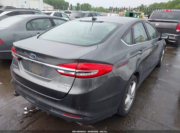 3FA6P0LU8HR325548 2017 FORD FUSION HYBRID Серый Задняя правая четверть
