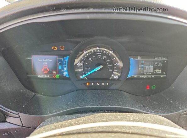 3FA6P0LU8JR116137 2018 FORD FUSION Gray Widok zestawu wskaźników
