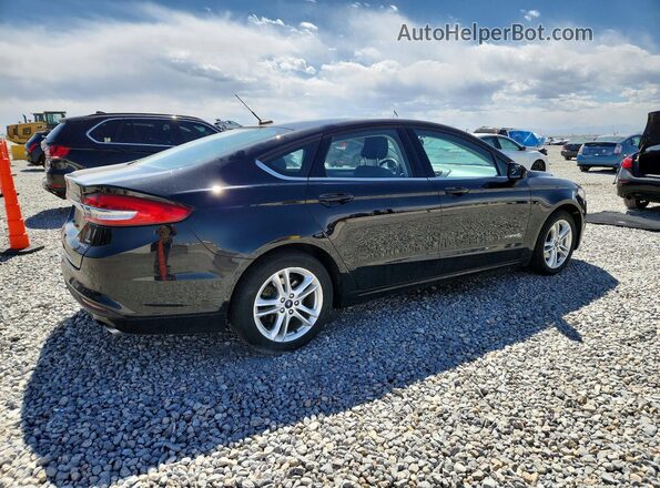3FA6P0LU8JR197754 2018 FORD FUSION Black Tył prawy