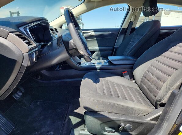 3FA6P0LU8JR197754 2018 FORD FUSION Black Widok wnętrza z przodu