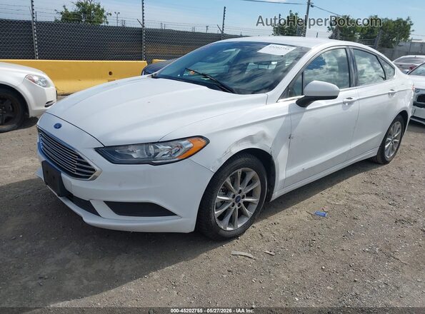 3FA6P0LU9HR368537 2017 FORD FUSION HYBRID Белый Передняя левая четверть