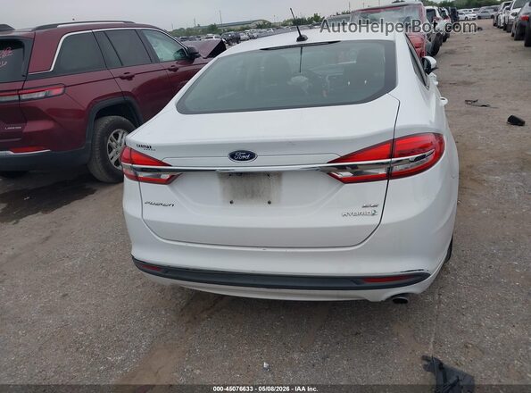 3FA6P0LU9JR209037 2018 FORD FUSION HYBRID Белый 