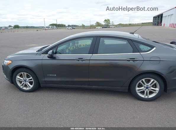3FA6P0LU9JR232429 2018 FORD FUSION HYBRID Серый Панорамный вид салона 360°