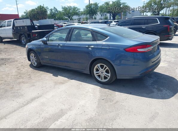 3FA6P0LU9JR275765 2018 FORD FUSION HYBRID Blue უკანა მარცხენა