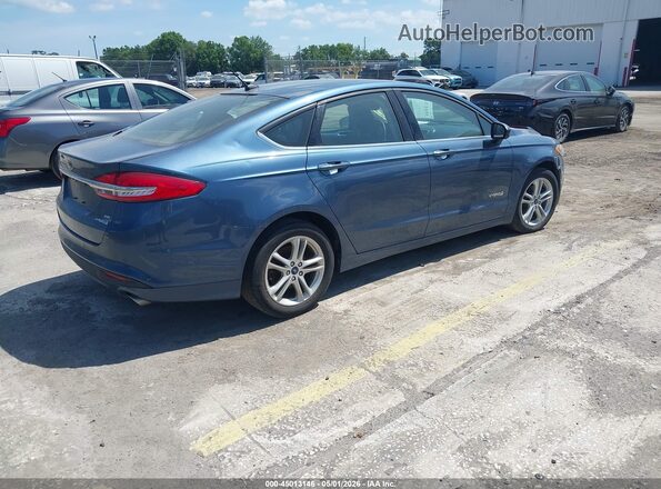 3FA6P0LU9JR275765 2018 FORD FUSION HYBRID Blue უკანა მარჯვენა