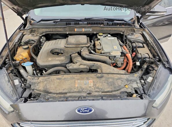 3FA6P0LUXGR356296 2016 FORD FUSION Gray Widok wnętrza z tyłu