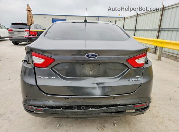3FA6P0LUXGR356296 2016 FORD FUSION Gray Widok z tyłu