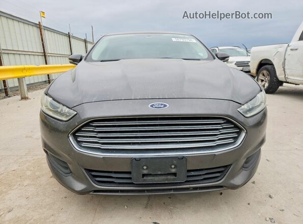 3FA6P0LUXGR356296 2016 FORD FUSION Gray Widok z przodu