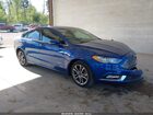 2017 Ford Fusion Hybrid Se Blue vin: 3FA6P0LUXHR183039