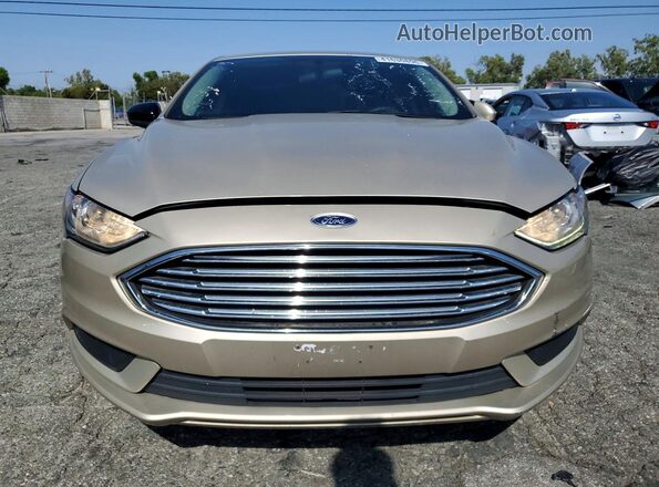 3FA6P0LUXHR306838 2017 FORD FUSION Золотой Вид спереди