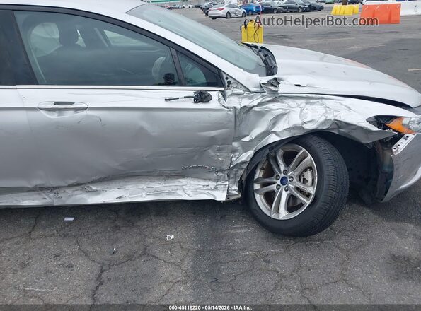 3FA6P0LUXJR198355 2018 FORD FUSION HYBRID Silver 