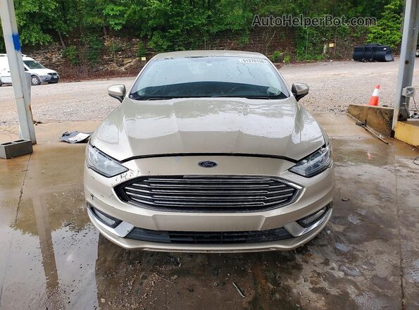 3FA6P0LUXJR269652 2018 FORD FUSION Gold Widok z przodu