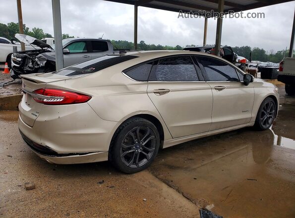 3FA6P0LUXJR269652 2018 FORD FUSION Gold Tył prawy