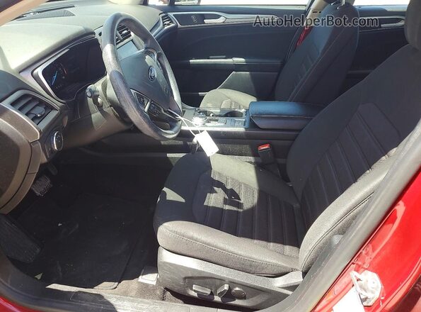 3FA6P0LUXLR126431 2020 FORD FUSION Red Вид салону спереду