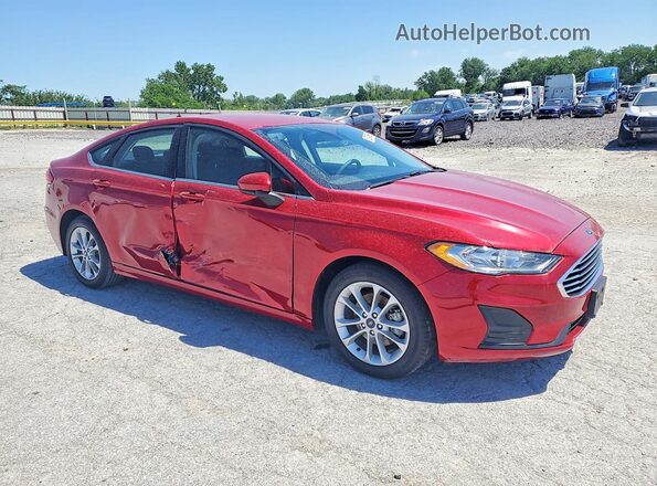 3FA6P0LUXLR126431 2020 FORD FUSION Red Передня права чверть