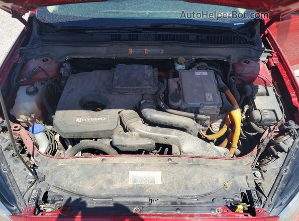 3FA6P0LUXLR126431 2020 FORD FUSION Red Вид задньої частини салону