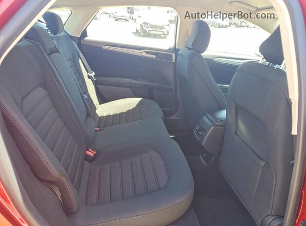 3FA6P0LUXLR126431 2020 FORD FUSION Red Вид задніх сидінь