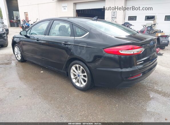 3FA6P0LUXLR196804 2020 FORD FUSION Black Задня ліва чверть
