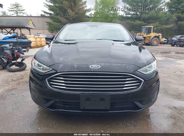 3FA6P0LUXLR196804 2020 FORD FUSION Black Вид задньої частини салону
