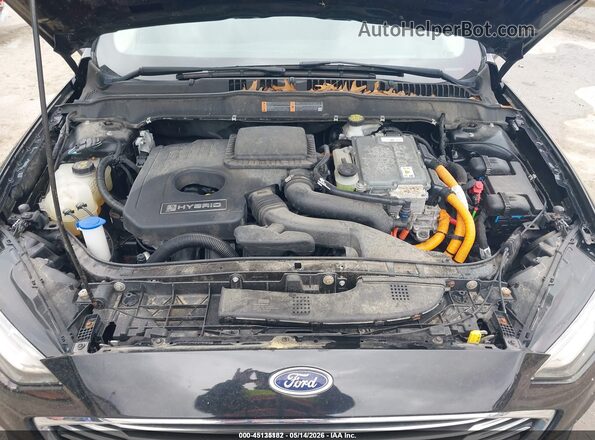 3FA6P0LUXLR196804 2020 FORD FUSION Black Вид ззаду