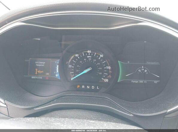 3FA6P0LUXLR200608 2020 FORD FUSION Blue Rear seats view
