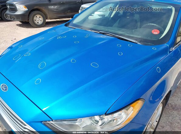 3FA6P0LUXLR200608 2020 FORD FUSION Blue Front view