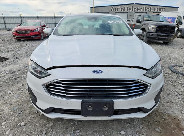 3FA6P0LUXLR216792 2020 FORD FUSION White Vista frontal