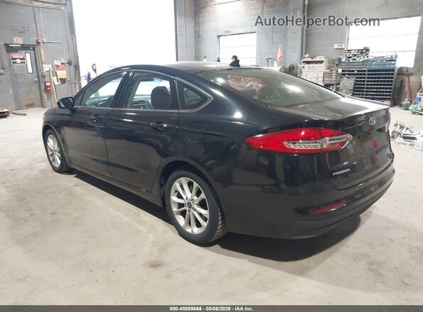 3FA6P0LUXLR265135 2020 FORD FUSION Black Задня ліва чверть